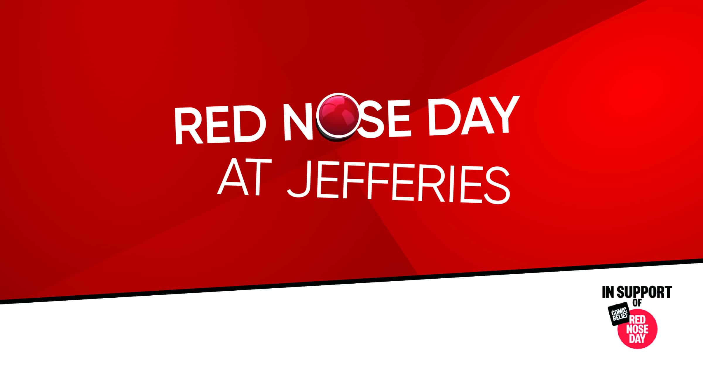 Red nose day at Jefferies Southend Essex