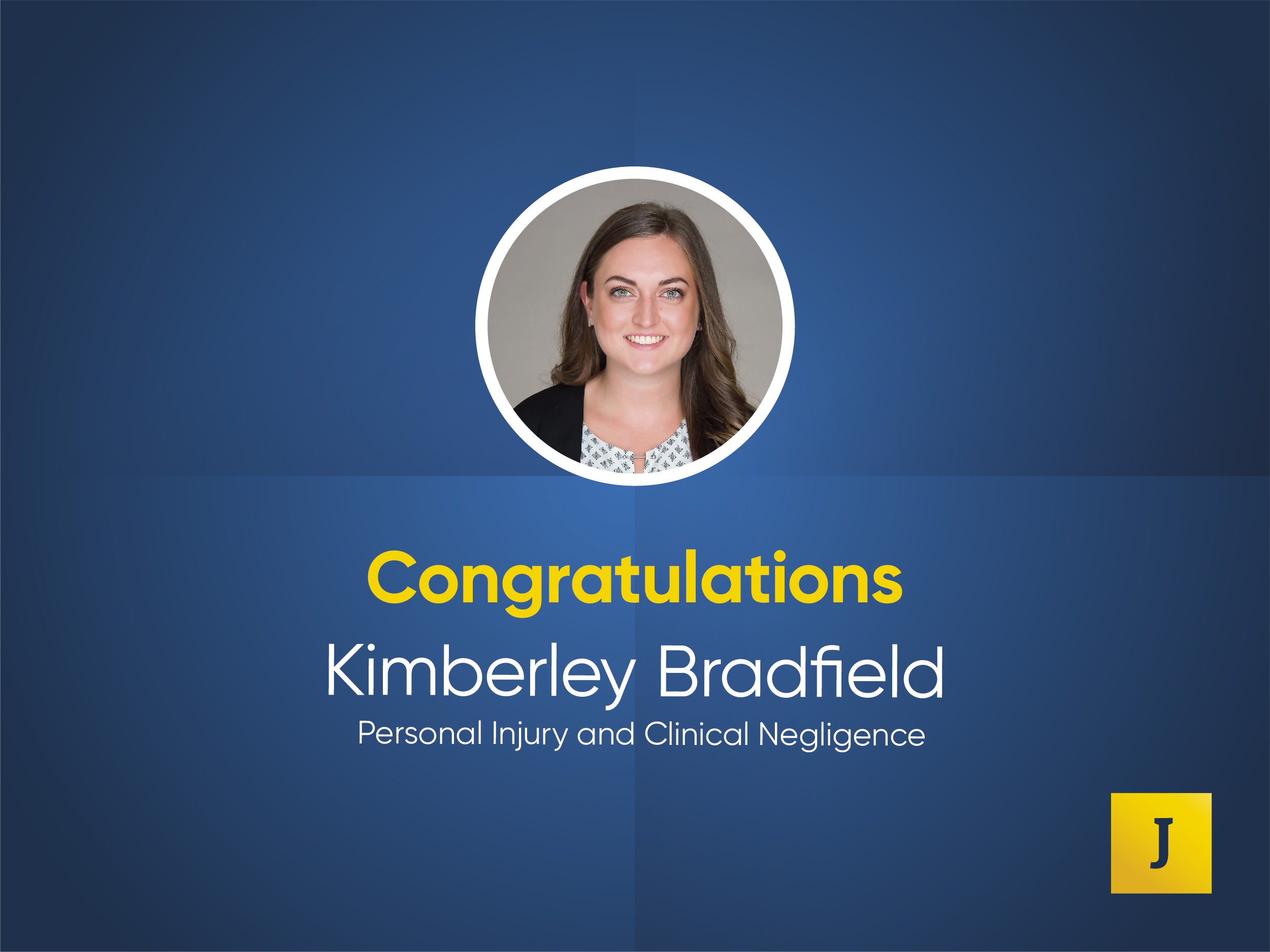 Congratulations Kimberly Bradfield square