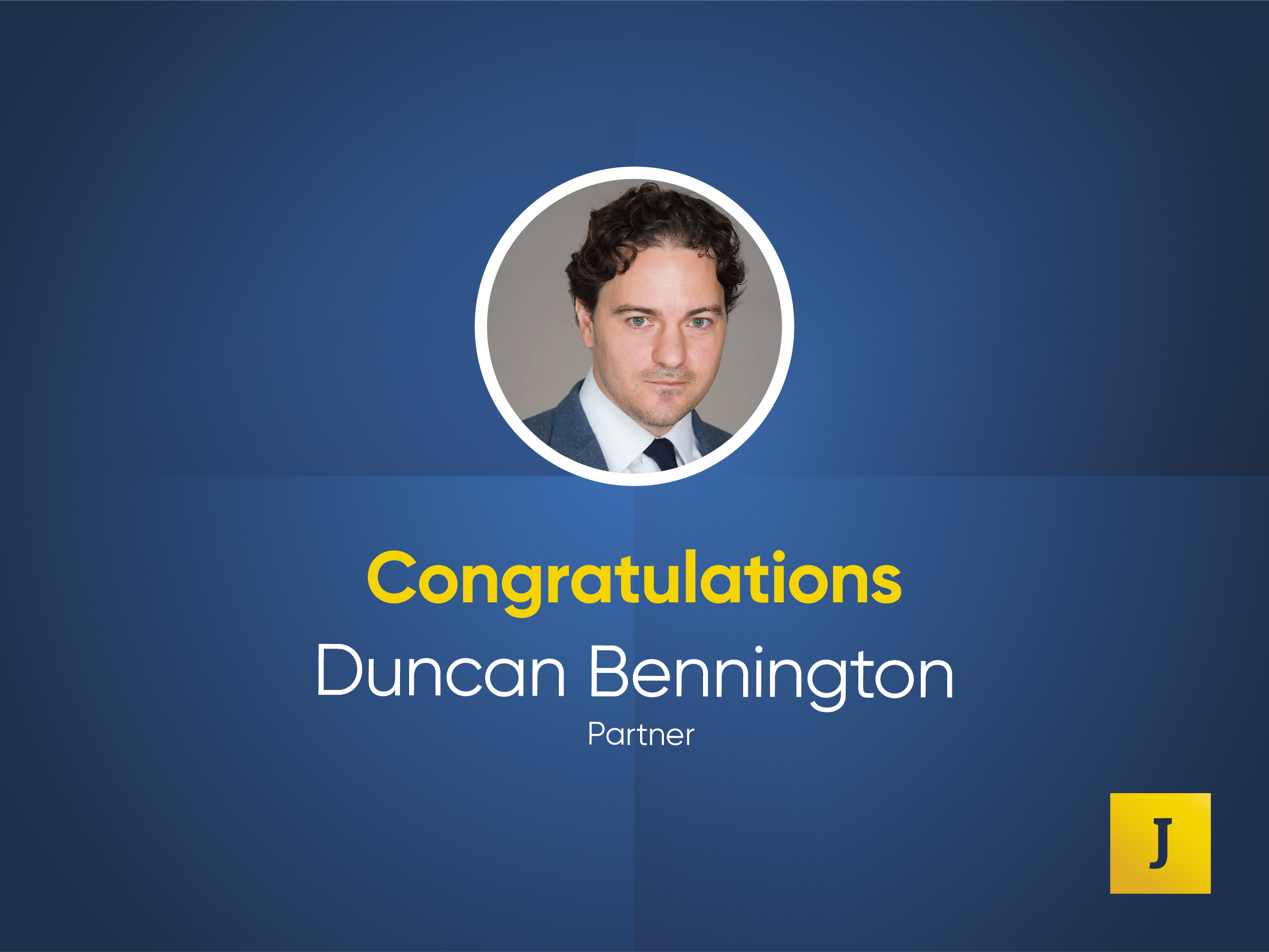 Congratulations Duncan Bennington Square