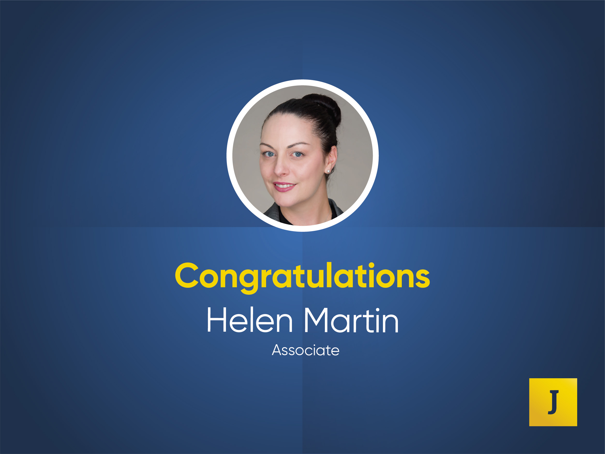 Congratulations Helen Martin square