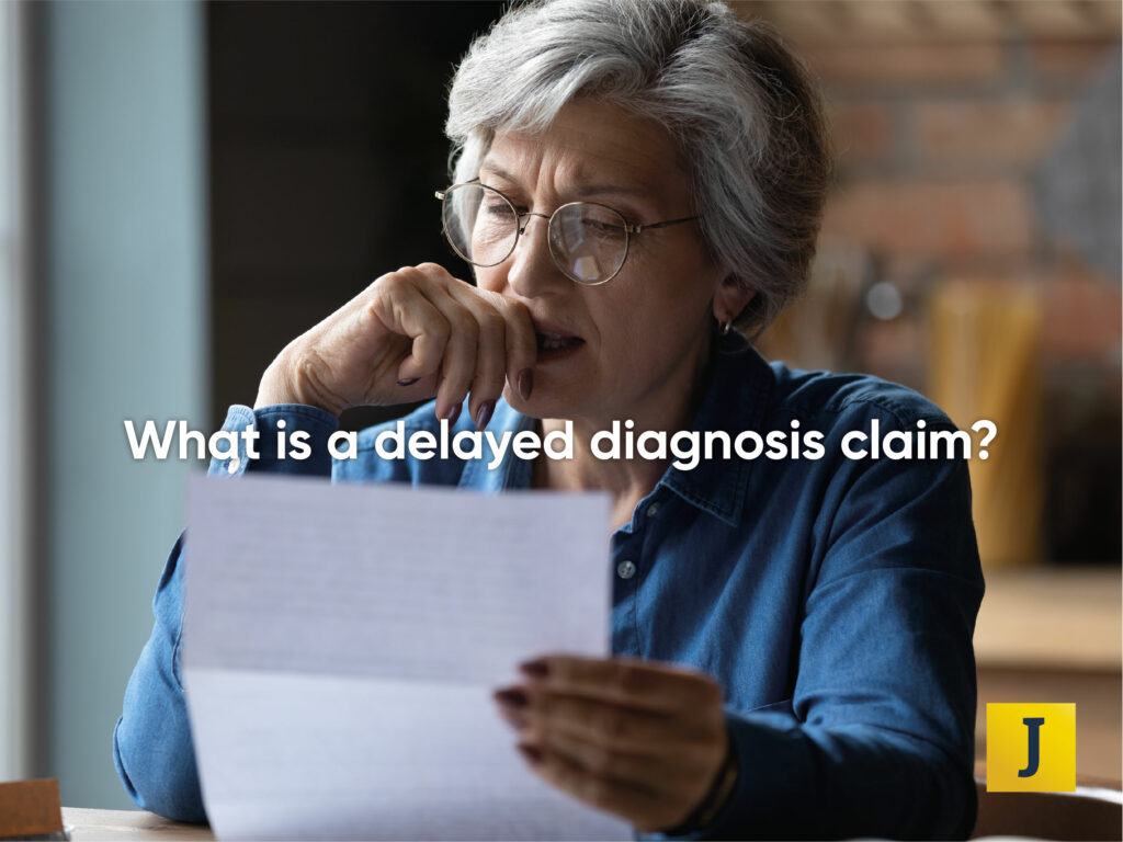 Jefferies Law Southend what is a delayed diagnosis claim? Woman reading letter