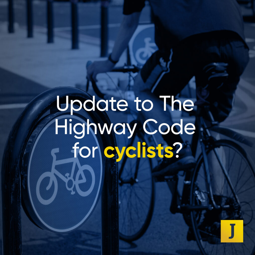 Update to the highway code for cyclists