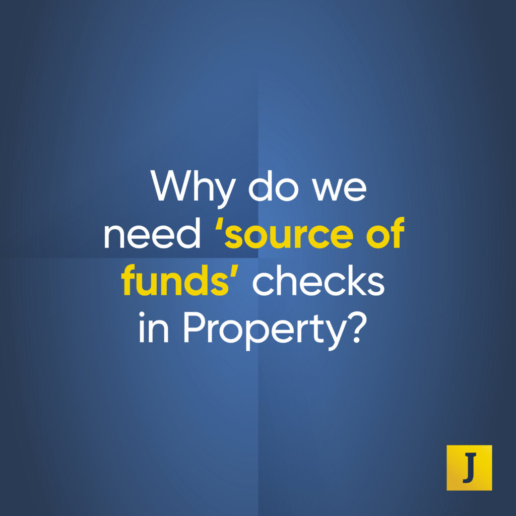 why do we need source of funds checks